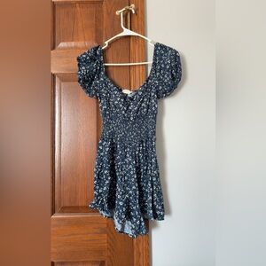 Altar’d State Floral Puff Sleeve Romper